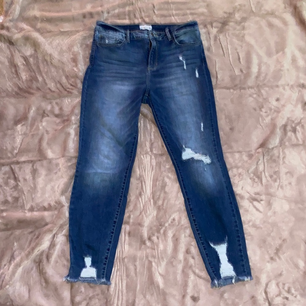Cello size 13 distressed jeans